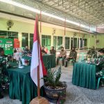 Jelang Kunjungan Wasev, Dansatgas TMMD-112 Kodim 1417/Kendari Briefing Anggota
