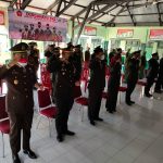 Kapolres Sinjai Ikuti Upacara HUT TNI Ke-76 Tahun 2021 Secara Virtual.