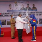 Lepas Kontingen Paralimpik ke Papua, Gubernur: Peparprov I 2022 di Baubau