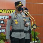 Kapolda Sulteng pimpin serah terima jabatan 2 PJU dan 4 Kapolres