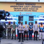 Tinjau Pelabuhan Tanjung Perak, Kapolri: Transportasi Laut Alternatif Kurangi Kemacetan Arus Mudik