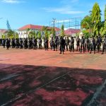 Kabag Ops Polres Sinjai Pimpin Apel Kesiapan Pengamanan dan Pengawalan Pelantikan Kepala Desa Terpilih di Tiga Kecamatan.