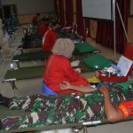 Peringati HUT Kodam XIV/ Hasanuddin , Korem 143/HO Gelar Donor Darah