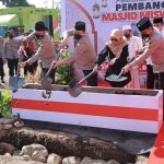 Waka Polri Letakan Batu Pertama Pembangunan Masjid di Kediri