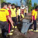 Sambut Hari Bhayangkara Ke-76, Kabag SDM Polres Sinjai Pimpin Korvei Sekitar Mako.      