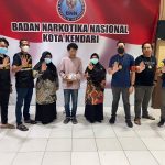Beacukai Bersama BNNP Sultra dan BNN Kota Kendari Berhasil Gagalkan 68 Gram Ganja. 