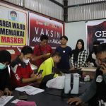 Saat Pembukaan Turnamen Bulu Tangkis Kapolres Cup I, Polres Sidrap Sediakan Gerai Vaksin Presisi 