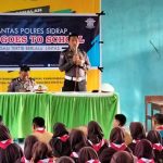 Sesuai Dengan Program Kapolres Sidrap, Personel Satlantas Sosialisasi Tertib Berlalu Lintas ke Pelajar 