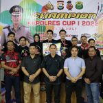 Gelaran Bulu Tangkis Kapolres Cup I 2022 Resmi Ditutup, Kapolres Sidrap Serahkan Hadiah Lomba