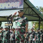 Kasdam Hasanuddin cek kesiapan Satgas Pamtas RI-PNG Yonif 725/Wrg