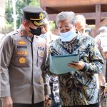 Kapolres Sidrap Bersama Bupati Dollah Mando Pantau Vaksinasi di Kalosi Dua Pitue 