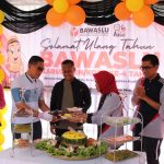 Kapolres Sidrap Bersama Ketua Bhayangkari Hadiri Perayaan Hari Jadi Bawaslu Kabupaten Kota ke-4 