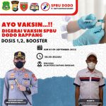 Kapolres Sidrap Gandeng PT Asepta Mandiri Rappang Untuk Kegaiatan Vaksinasi di SPBU Dodo 