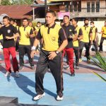 Mempererat Sinergitas, Kapolres Sidrap Gelar Olahraga Bersama Dengan Kejari