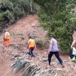 Kapolres Sidrap Turunkan Personel Polsek Pitu Riase di Lokasi Longsor Desa Leppangeng 