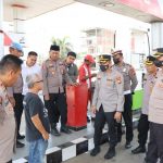 Didampingi Wakapolres dan PJU, Kapolres Sidrap Turun Langsung Pantau Situasi SPBU