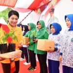 Turunkan Angka Stunting , Ketua Umum Dharma Pertiwi kunjungi Kendari