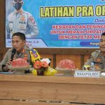 Kapolres Sidrap Pimpin Latihan Pra Operasi Zebra 2022 