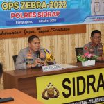 Kapolres Sidrap Pimpin Anev OPS Zebra 2022
