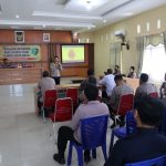 Jajaran Personil Polres Sidrap Terima Sosialisasi Kesehatan Bagi Polri dari Biddokkes Polda Sulsel 