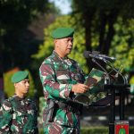 Kasdam Pimpin Upacara 17-an Bulan Oktober 2022