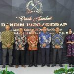 Kapolres Sidrap bersama Ketua Bhayangkari Hadiri Pisah Sambut Pejabat Lama dan Pejabat Baru Dandim 1420 Sidrap 