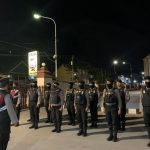 Rutinitas Jajaran Polres Sidrap Patroli Blue Light di Akhir Pekan