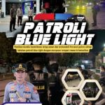 Antisipasi Kamtibmas dan Kamseltibcar Lantas di Akhir Pekan,  Personel Polres Sidrap Lakukan Patroli Blue Light