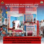 TK Kemala Bhayangkari Sidrap Peringati Maulid Nabi Muhammad 1444 H, Ini Pesan Kapolres 