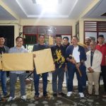 Pererat Sinergitas, Kapolres Sidrap Main Domino Bersama Warga di Polsek Panca Lautang 