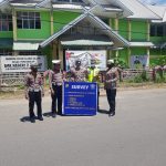 Jelang Nataru, Personel Sat Lantas Polres Sidrap Dampingi Subdit Kamsel Ditlantas Cek Titik Vital