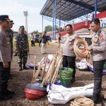 Polri Kerahkan Ribuan Personel Bersihkan Puing-puing Pasca Gempa Cianjur