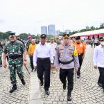 Apel Gelar Pasukan, Kapolri Pastikan Seluruh Pihak Siap Amankan Nataru 