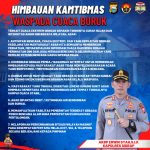 Kapolres Sidrap Minta Masyarakat Antisipasi Bencana Alam Yang Berkaitan Dengan Keselamatan 