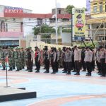 Kapolres Sidrap Pimpin Apel Gabungan Pergeseran Pasukan PAM Malam Pergantian Tahun