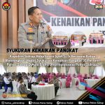 Kapolres Sidrap Hadiri Acara Syukuran Kenaikan Pangkat 35 Personelnya 