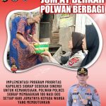 Sedekah Jumat, Polres Sidrap Bagikan Ratusan Nasi Kotak Kepada Warga