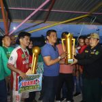 Kapolres Sidrap Hadiri Pertandingan Final Sepak Bola Liga Desa di Tellu Limpoe 