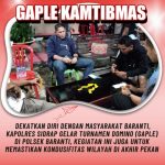 Kapolres Sidrap Bangun Sinegritas Polri Bersama Masyarakat Lewat Pertandingan Domino.
