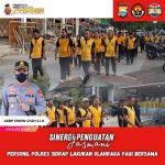 Kapolres Sidrap Pimpin Olahraga Bersama Dengan Personelnya 