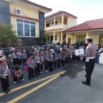 Wujud Polisi Sahabat Anak, Sat Lantas Polres Sidrap Kedatangan Murid TK Bhayangkari 