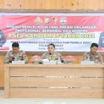 Kapolres Sidrap Pimpin Rapat Anev Situasi Kamtibmas Tahun 2022