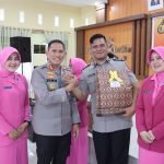 Kapolres Sidrap dan Ketua Bhayangkari Hadiri Acara Kenal Pamit Kapolsek Baranti, Maritengngae dan Panca Lautang 