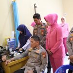 Kasubdit Dokpol Biddokes Polda Sulsel bersama Kapolres Sidrap dan Ketua Bhayangkari Resmikan Klinik Pratama 