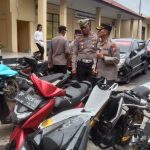 Polres Sidrap Amankan Puluhan Kendaraan Berknalpot Brong dan Yang Lakukan Balap Liar 