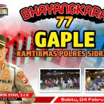Kapolres Sidrap Buka Secara Resmi Gaple Kamtibmas Bhayangkara 77