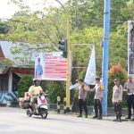 Hari ke-2 Ops Keselamatan Pallawa 2023, Kapolres Sidrap Pimpin Pengaturan Lalin Bersama PJU dan Kapolsek