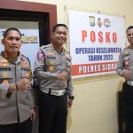 Dalam Rangka Ops Keselamatan Pallawa, Kapolres Sidrap Terima Kunjungan Dirlantas Polda Sulsel