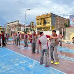 Sebagai Pembinaan Peningkatan Kompetensi, Personel Polres Sidrap Melaksanakan Latihan Bela Diri 