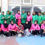 Dalam Rangka HUT YKB ke-43, PYKB Cabang Sidrap Bermain Voly Bersama Persit KCK Kodim 1429